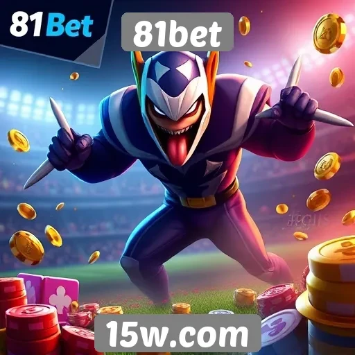 Variedade de jogos disponíveis na plataforma 81bet
